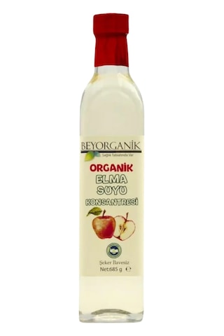 Bey Organik Elma Suyu Konsantresi 685ml Pestisit Ve Ağır Metal Analizli