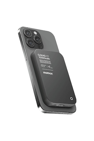 Momax Q Mag X1 10000 mAh MagSafe Powerbank Siyah