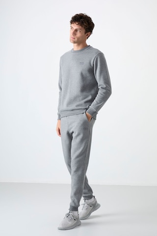 Tommy Life Andy Gri Melanj Şardonlu Erkek Eşofman Takım - 85190 GRİ MELANJ