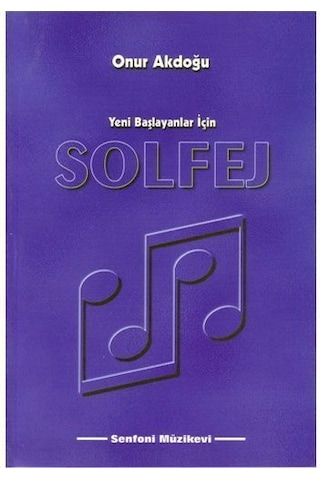 Senfoni Müzik Yayınları Solfej - Onur Akdoğu