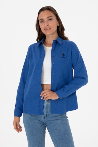 U.s. Polo Assn. Kadın Mavi Gömlek Basic 50316518-vr212 Royal Blue