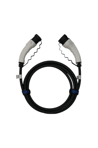 Hims Emef-22t2-sb-3 22kw Tip 2 Beyaz Soketli 3m Elektrikli Araç Şarj Kablosu