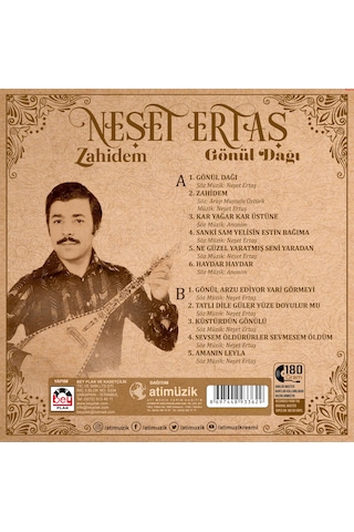 Neşet Ertaş Zahidem Gönül Dağı Plak