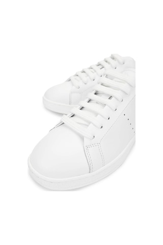 Tamer Tanca Kadın Hakiki Deri Beyaz/gümüş Sneakers & Spor Ayakkabı 1060 25113 Bn Ayk Y25 Beyaz/gumus Dr Beyaz
