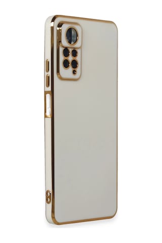 Newface - 100 - Xiaomi Redmi Note 11 Pro Kılıf Volet Silikon - Csmo-tex - - Beyaz