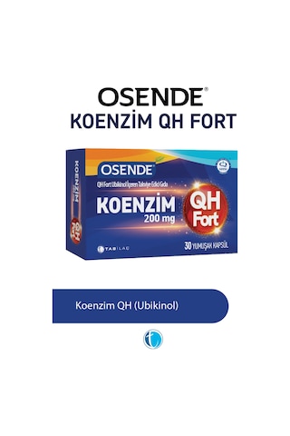 Osende Koenzim 200Mg Qh Fort 30 Yumuşak Kapsül