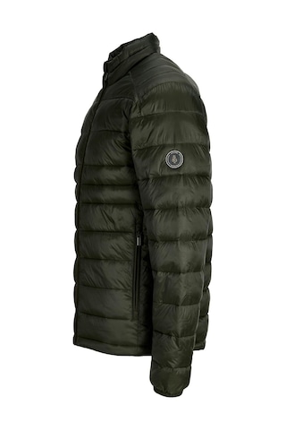 Jack & Jones Jjekıngsley Erkek Hafif Şişme Mont Dik Yaka Günlük Rahat Haki