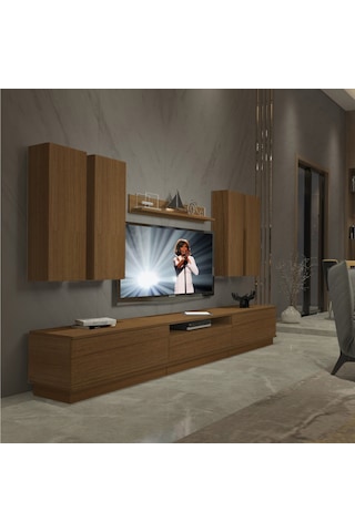 Decoraktiv Trendstyle 8ds Slm Tv Ünitesi Tv Sehpası Ceviz
