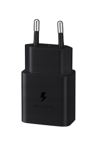 Samsung Uyumlu 15W PD Type-C To Type-C Şarj Aleti Siyah