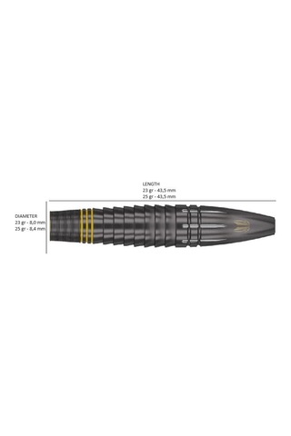 Target Scott Williams Black % 90 Tungsten Sp Çelik Uçlu Dart Oku