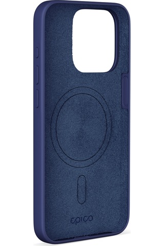 Epico Apple Uyumlu iPhone 15 Pro Max Mag+ Silikon Kılıf Blue Mavi