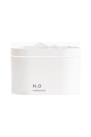 H2o Humidifier 800ml Ultrasonik Hava Nemlendirici Buhar Makinesi Double Spray Aroma Difüzörü 001
