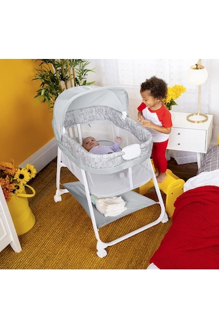 Bright Starts Disney Baby Winnie The Pooh Rahatlatıcı Titreşimli Bebek Beşiği Gri