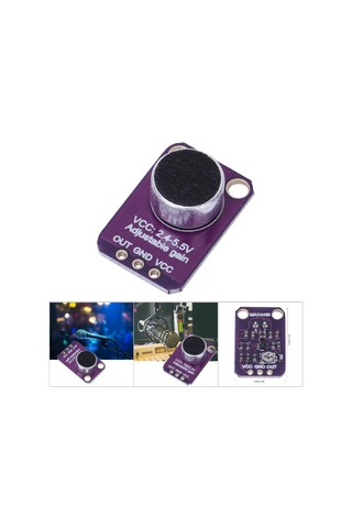 Skycıty Mikrofon Güçlendirici Modülü, Ses Sensörü, 2.4v-5.5v