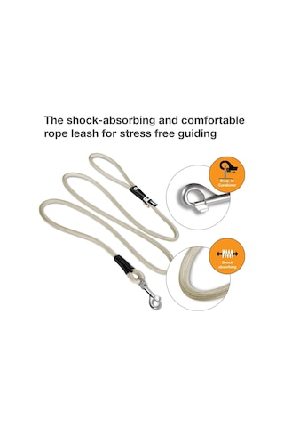 Curli Stretch Comfort Leash Light-tan M Genel