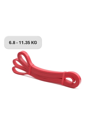 Çeşitli Kg Direnç Bantları, Gym Barfiks Direnç Bandı, Kas Geliştirme Direnç Bandı, Pilates Egzersiz Bandı Kırmızı