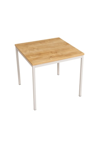Çok Amaçlı 80x80x75h Cm Masa, Yemek Masası, Ofis Çalışma Masası, Bilgisayar Masası, Sehpa 80x80x75h Safir Meşe