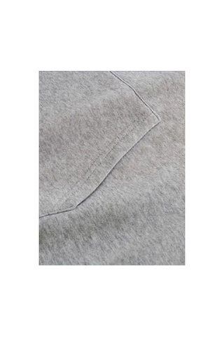 Herkesemoda Tatlı Kurdele Baskı Detaylı Kapüşonlu Sweatshırt Gri