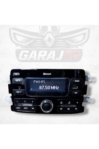 Renault Captur Uyumlu Radyo Teyp Cd Siz Yeni Versiyon Beyaz Ekranlı 280218771r