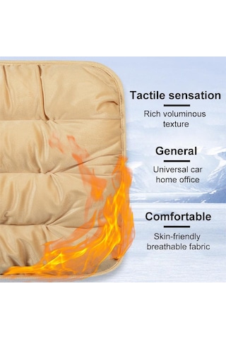 Kahve Seametal Araba Koltuk Minderi Peluş Sürücü Koltuk Minderi Kaymaz Araçlar Ofis Koltuğu Ev Araba Pedi Koltuk Kılıfı