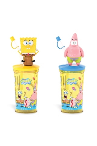 Spongebob Drink & Go With Candies Şekerli Matara 1 Adet Çok Renkli