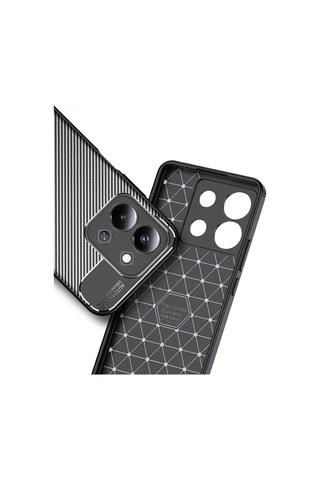 Xiaomi Redmi 15c 4g Kılıf Zore Negro Silikon Kapak Siyah