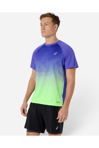 Asics Road Fade Ss Top Erkek Mor Kısa Kollu Tshirt 2011d512-401