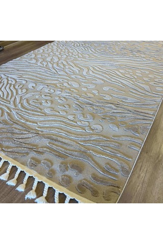 İpek Mekik Halı Lux 11706 Beige Modern İskandinav Halı
