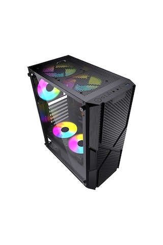 Gamebooster GB-PW908B USB 3.0 ATX Mesh Fixed RGB Fan Bilgisayar Kasası