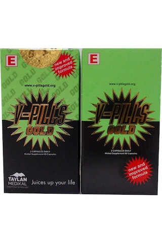 V-Pills Gold Bitkisel 60 Kapsül 2Kutu