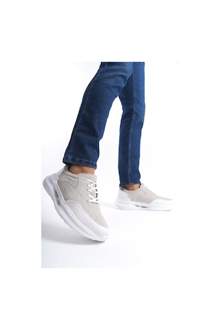 Mubiano Hakiki Deri Mbkry301-bj Erkek Bej Sneaker & Spor Ayakkabı Bej