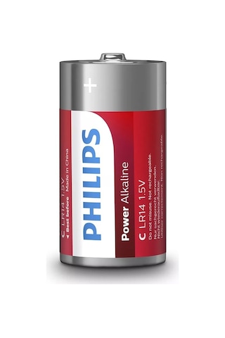 Philips Lr14P2B/05 Power Alkaline Orta Boy C Pil 2'li