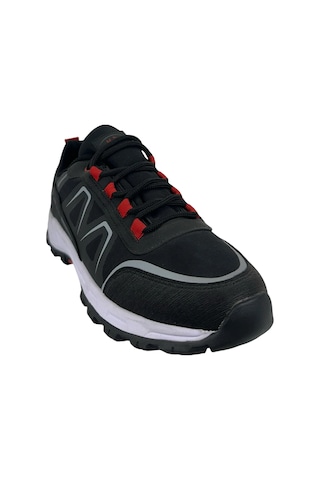 Matzeliger 222-2624 Siyah-kırmızı Erkek Günlük Yürüyüş Trekking Spor Ayakkabı Siyah - Kırmızı