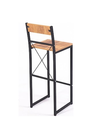 Retohome Good 100/45 Bar Masası /yemek Masası Takımı 1651 Ahşap - Siyah