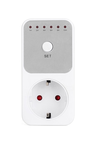 Konesam Otomatik Kapatma Özelliği 1-10 Saat Geri Sayım Zamanlayıcı Prizi, Akıllı Elektrik Cihazı Kontrolü, Eu Standartı, Ac240v Classıc