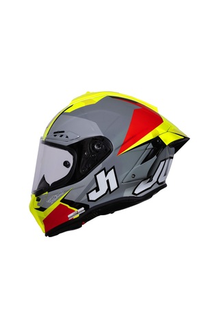 Just1 J-gpr F Cariscasulo Replika Kapalı Motosiklet Kaskı Siyah Kırmızı Beyaz