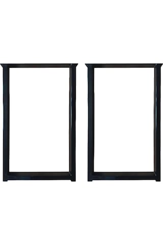 CVTdesign Metal Ayak Ev Ofis Bahçe Ahşap Kütük Masif Metal Masa Ayağı Retro