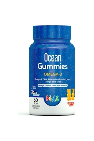 Orzax Ocean Gummies Omega-3 Kids 60 Adet Çiğnenebilir Jel Form