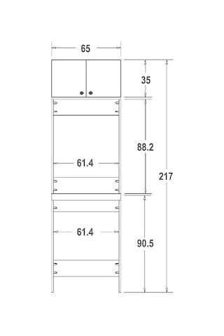 Dlp006 Çamaşır Kurutma Dolabı Beyaz