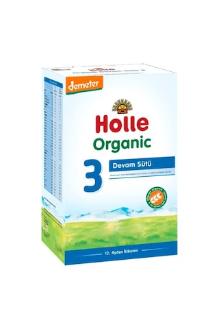 Holle Organik 3 Devam Sütü 12+ Ay 600 G