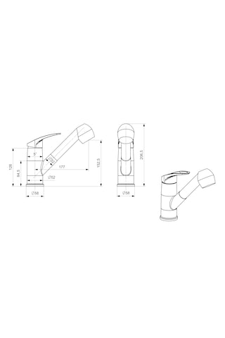 Eviye Bataryası Yatay Spiralli Berber Krom