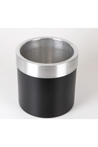 Rüzgar Yapay Çiçekçilik 30x30 Siyah Silver Saksı Siyah Gümüş