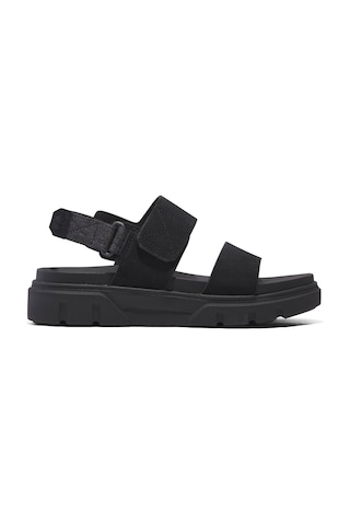 Timberland Backstrap Sandal Tb0A61N4Ek41-Black Suede Siyah