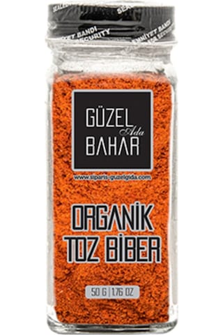 Güzel Gıda Organik Toz Biber Tatlı 50 Gr
