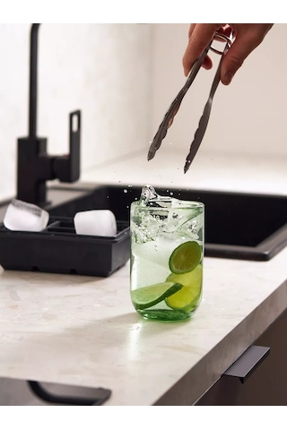 Smart Solutions Kapaklı Silikon Küp Buz Kalıbı İce Küp Cubes 213014393 Siyah