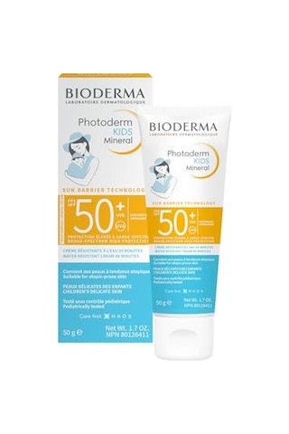 Bioderma Photoderm Pediatrics Mineral Spf50+ Yenidoğan Bebek, Çocuk Çok Yüksek Korumalı Güneş Kremi 50 Gr