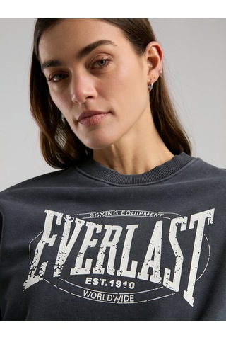 Everlast Authentic Boxing Wmn Antrasit Kadın Sweatshirt Antrasit