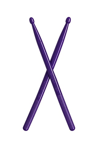 Midex Gfk-901prp-5x Pro 5a Profesyonel Kırılmaz Baget Fiber Karbon Drumsticks Mor Bateri Bageti 5 Çift