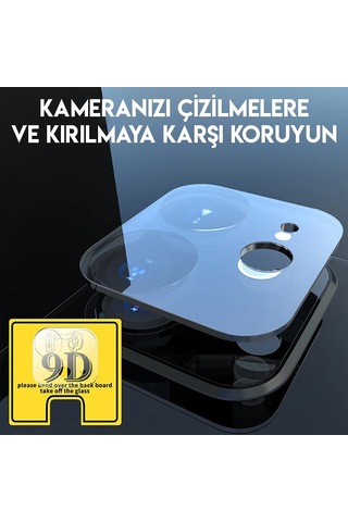 İphone 11 6.1 Full Tempered Kamera Koruyucu Kırılmaz Cam- 5775