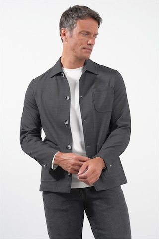 İmza Füme Berberi Yaka Slim Fit Esnek Mont 1007260154 Antrasit